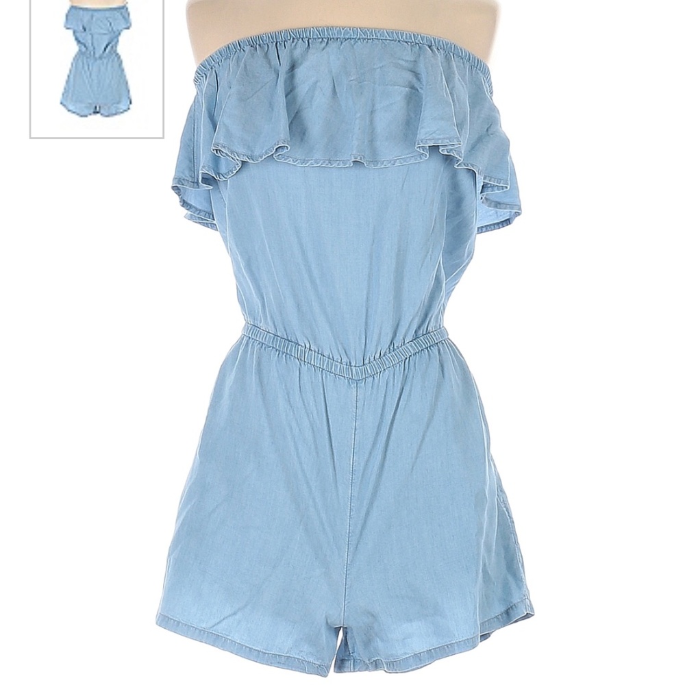 Aerie Chambray Romper